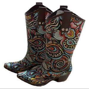Rain Bops‎ by Beehive Women's Rain & Snow Boots Multicolor Size 6